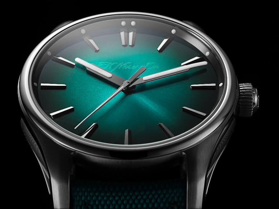 H. Moser & Cie. Pioneer Centre Seconds Mega Cool Green Dial