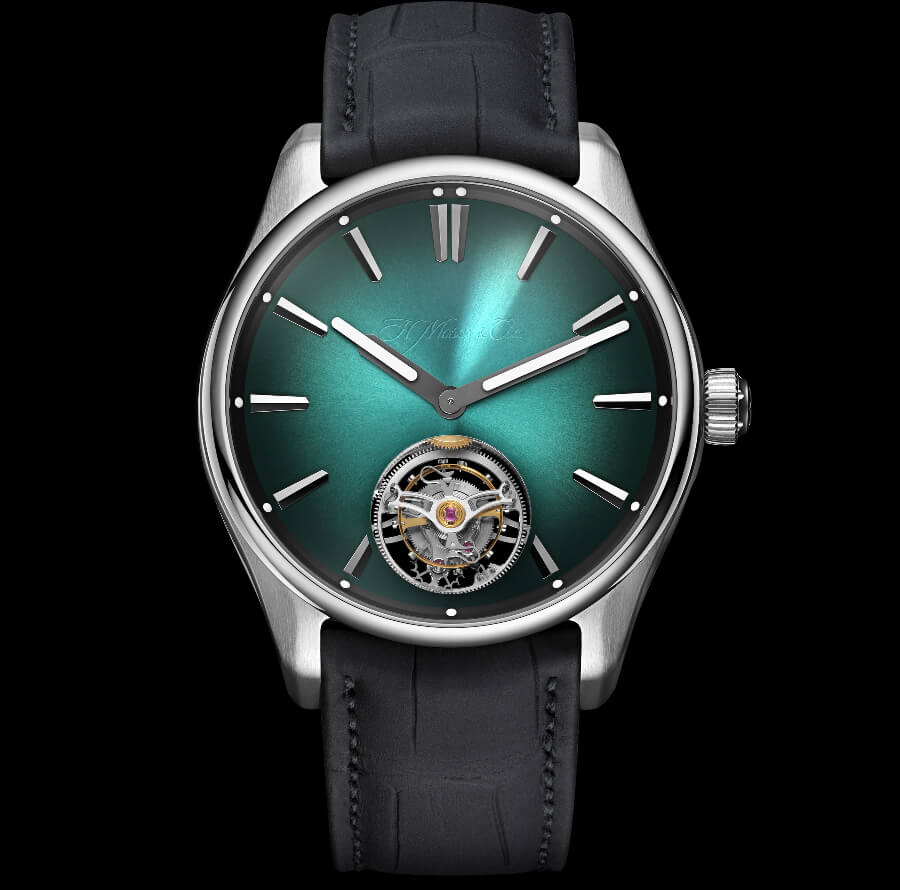 H. Moser & Cie. The Pioneer Tourbillon Mega Cool Watch