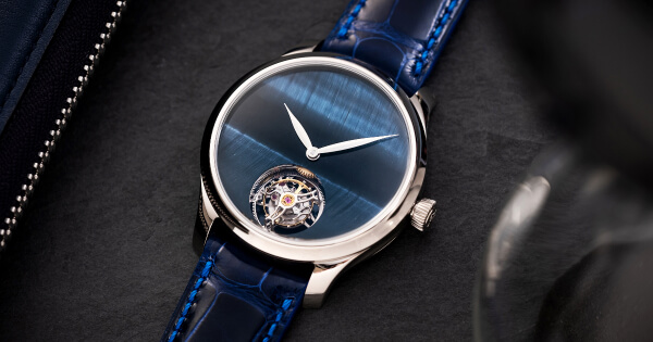 H. Moser & Cie. Endeavour Tourbillon Concept Tiger’s Eye Watch