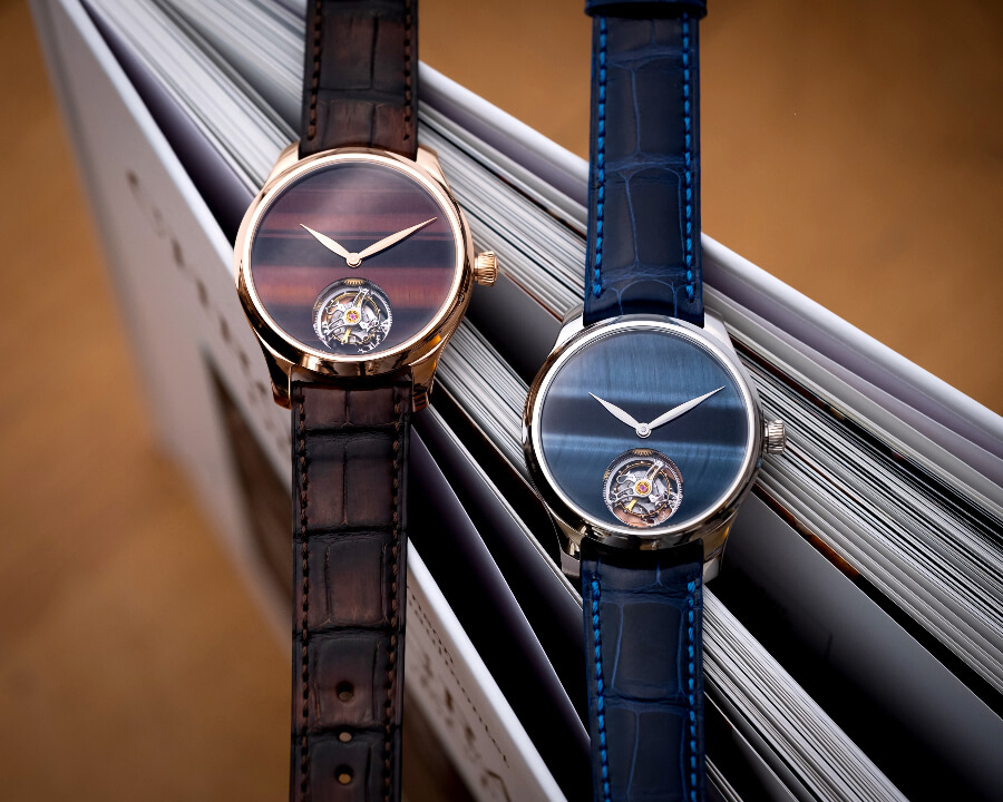 H. Moser & Cie. Endeavour Tourbillon Concept Tiger’s Eye Watch