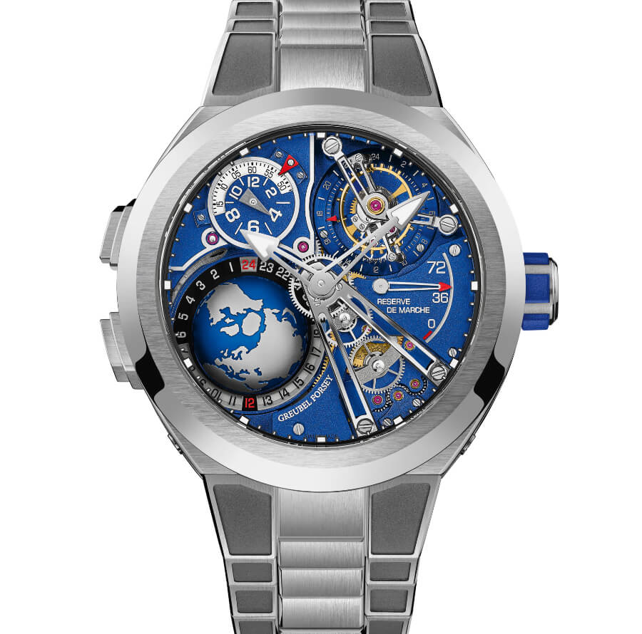 The New Greubel Forsey GMT Sport In Titanium, Blue Movement Limited Edition