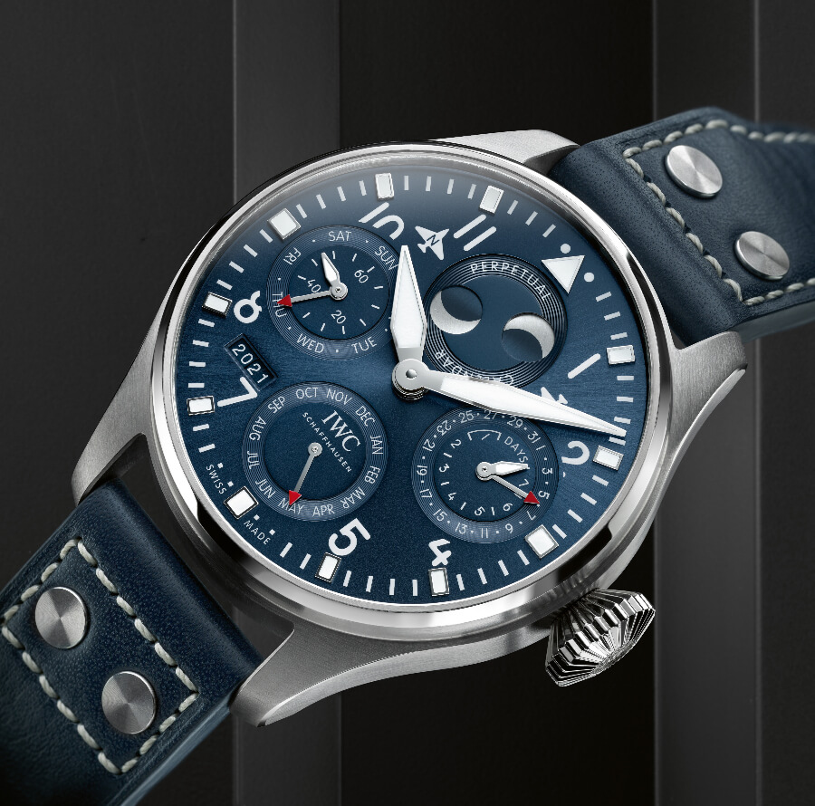 IWC Big Pilot’s Watch Perpetual Calendar Blue Dial