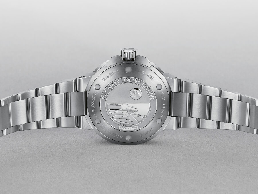 Oris Aquis Dat Watt Limited Edition Case Back