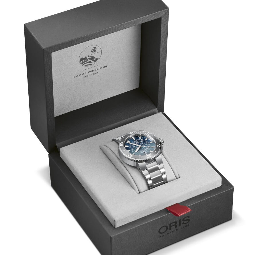 Oris Aquis Dat Watt Limited Edition Full Box For Sale