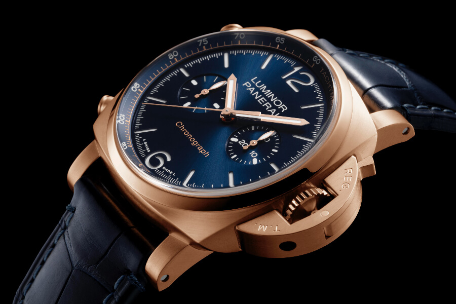 Panerai Luminor Chrono Goldtech Blu Notte Watch review