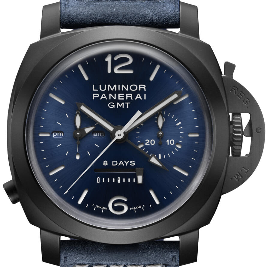 Panerai Luminor Chrono Monopulsante GMT Blu Notte  