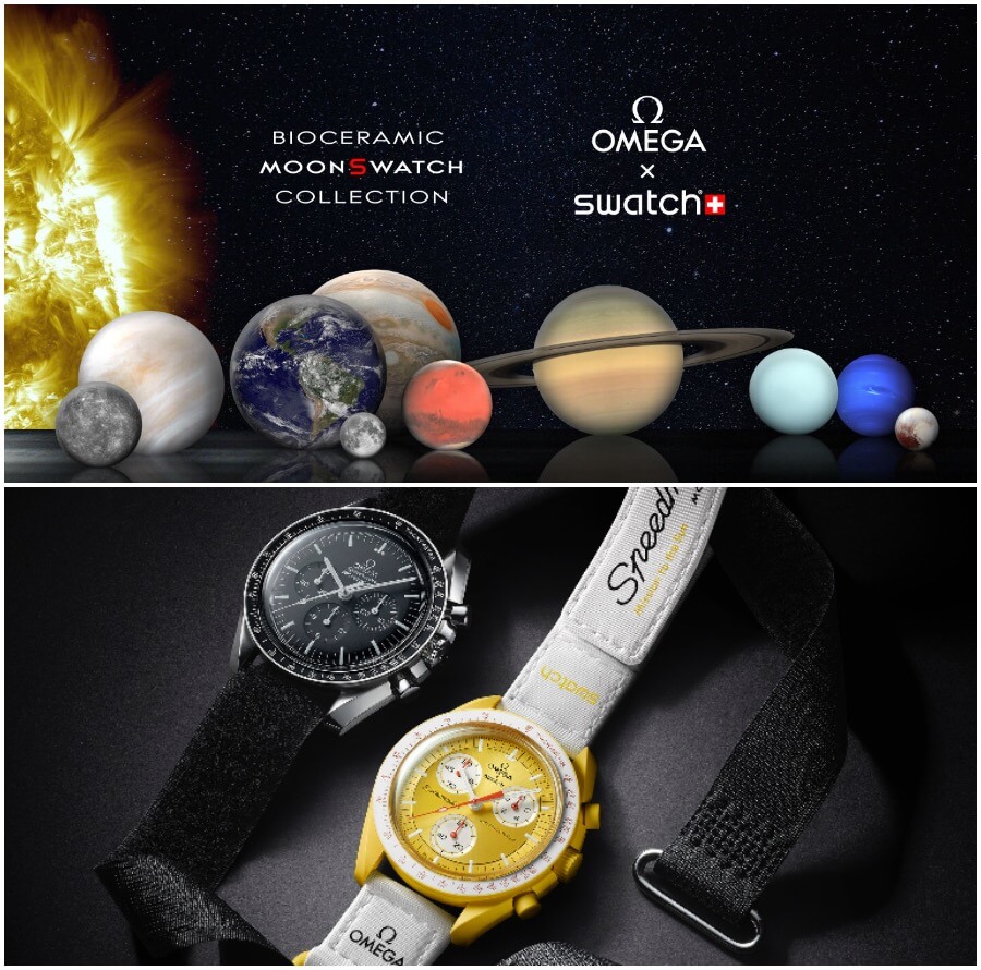 Omega X Swatch Bioceramic MoonSwatch 